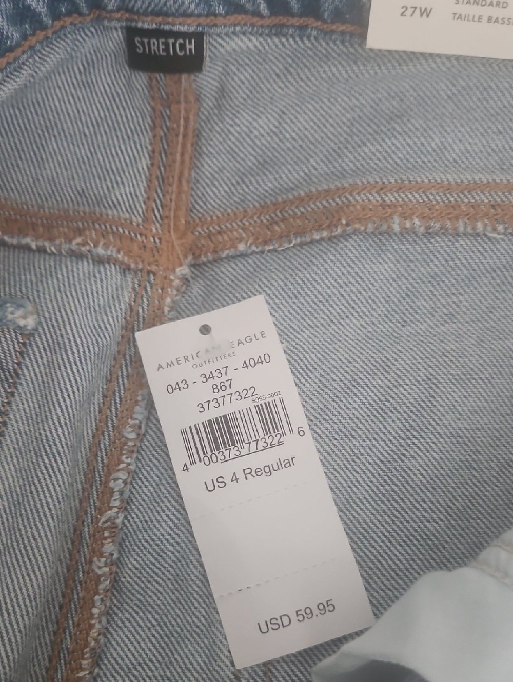 NWT American Eagle 90's Low-rise Skinny Kick Jeans - Picture 5 of 12